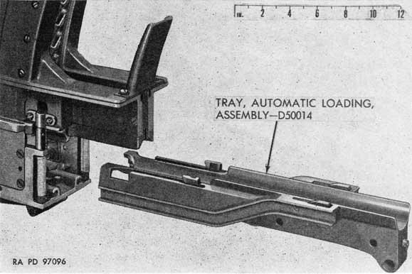 Figure 32. Loading tray removed from loader assembly.