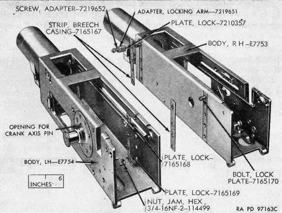 Figure 91. Breech casing bodies of Gun M2.
