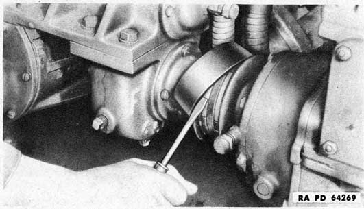 Figure 199 - Removing Rubber Seal From Oil Gear Coupling