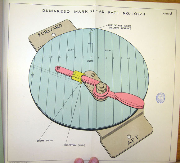 DUMARESQ MARK XI -AD. PATT. NO. 10724 Plate 2