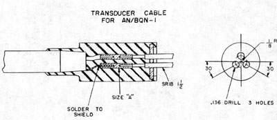 Transducer Cable for AN/BQN-1