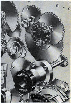View of shaft driven single dial assembly showing details of intermittent type limit stop.