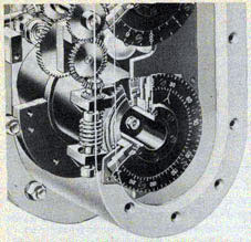 View of follow-the-pointer dial assembly.