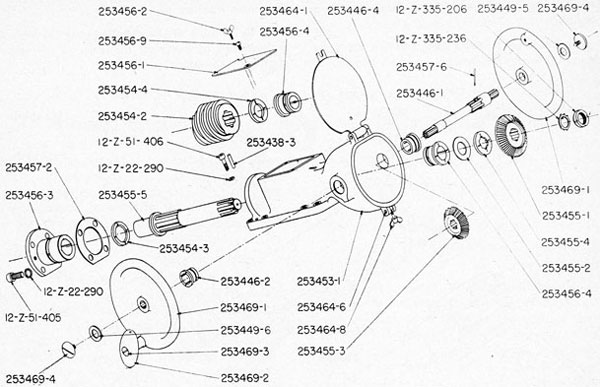 Fig. 19-Handwheel Drive Assembly