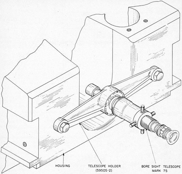 sketch of the breech end of the boresight