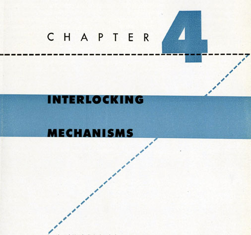 CHAPTER 4, INTERLOCKING MECHANISMS