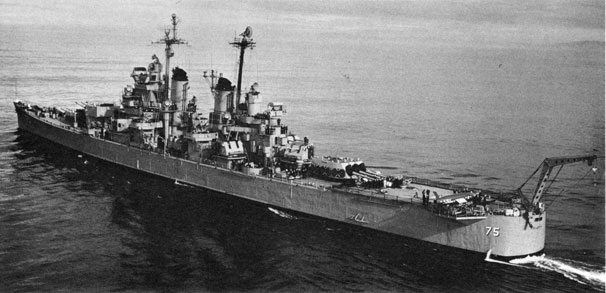 Figure 11B4.-Regulus I in readiness on USS Helena (CA-75).