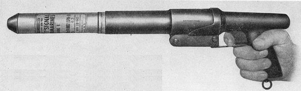 Figure 40.-Ready to Fire Submarine Rocket Pistol Mk 1 Mod 0