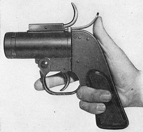 Figure 45.-Tripping Breech Lock of Pyrotechnic Pistol AN-M8