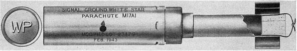 Figure 61.-Signal, Ground, White Star, Parachute, M17A1