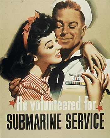 poster he volunteered for submarines