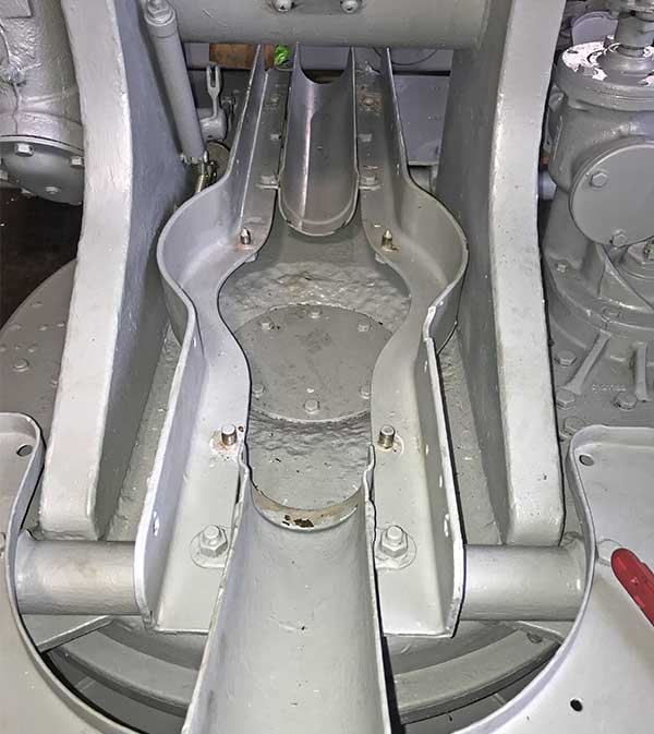 loader chute removed