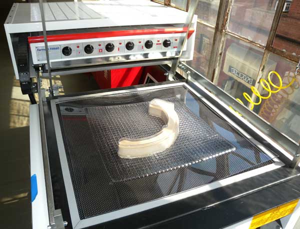 Vacuum forming visitor proofing