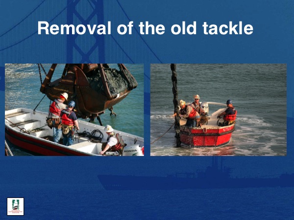 Removal of the old tackle