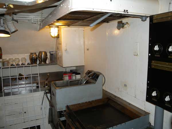 photo of galley before installation