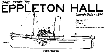 Port profile drawing of Eppleton Hall