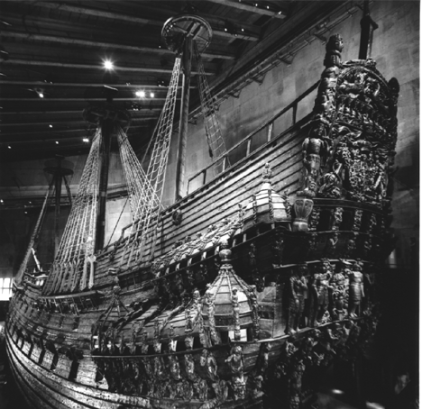 The Vasa ship in the Vasa museum