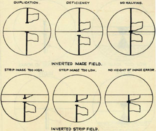 Diagram 23A., Inverted Image Field images on top, Inverted Strip Field on the bottom.