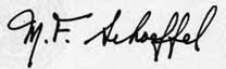 M. F. SCHOEFFEL signature