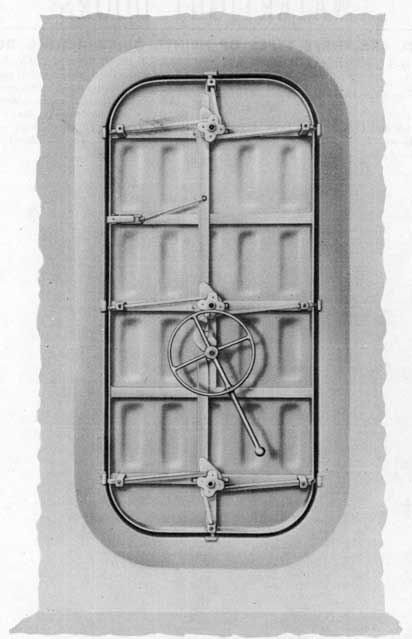Fig. 2-Inside view, Sliding Dog Lever Type Door.