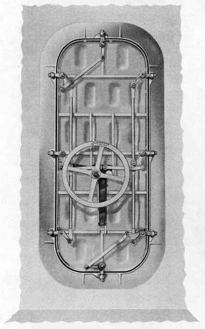 Fig. 6-Inside view, Rotating Dog Rackand Pinion Type Door.