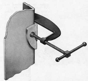 Fig. 10-Wedge ready for welding,Rotating Dog Type Door.
