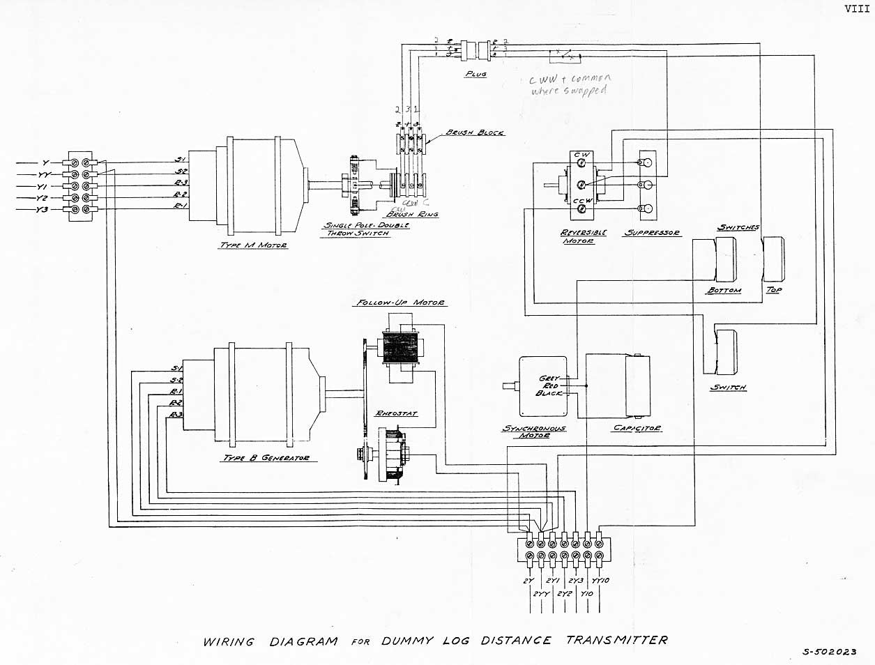 S-502023-Dummy Log Distance Transmitter-Schematic Wiring Diagram