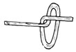 Drawing of locking hitch. (marling)