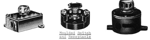 Moulded Switch and Recepticle