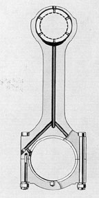 Figure 3-23. Connecting rod oil passages, GM 16-278A.