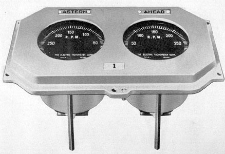 Figure 12-18. Shaft revolution indicator, magneto type, maneuvering room indicator.