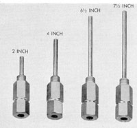 Figure 13-15. Weston resistance thermometer bulbs.