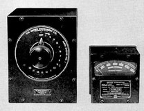 Figure 13-19. Brown pyrometer indicator and rotary
switch for main engine exhaust temperatures.