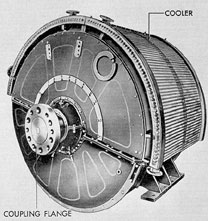 Figure 2-10. Coupling end view of Allis-Chalmers main generator.