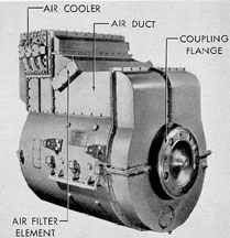 Figure 2-27. Later type Allis-Chalmers auxiliary generator.