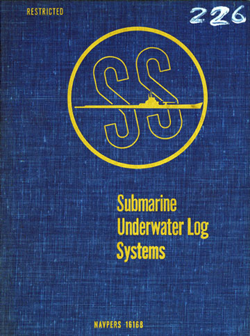 Submarine Underwater Log Systems Manual Cover