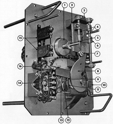 Figure 18-10. Master speed repeater, pointer and dial removed.