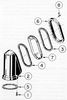 Figure 4-1. Outer head assembly.