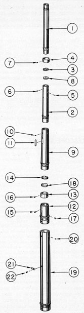 Figure 4-19. Auxiliary lower telescope system assembly.
