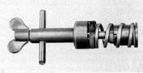 Figure 4-34. Unloading of the packing gland spring
with the special wrench.