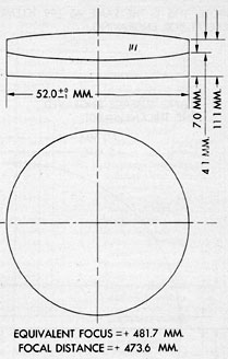 Figure 4-67. Collimator objective lens, detail
drawing.