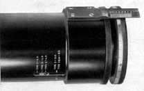 Figure 6-15. Collimator reticle lens set at 47-foot
target distance.