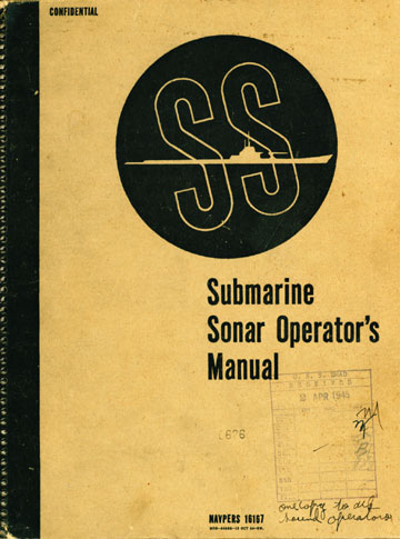 Submarine Sonar Operator's Manual Cover