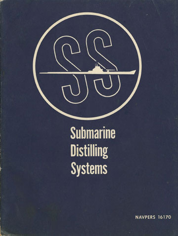 Submarine Distilling Systems manual cover