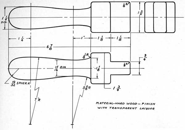 Drawing of loadingtool (299712-2)