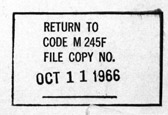 Return to Code M245F, File Copy No., Oct 11, 1966