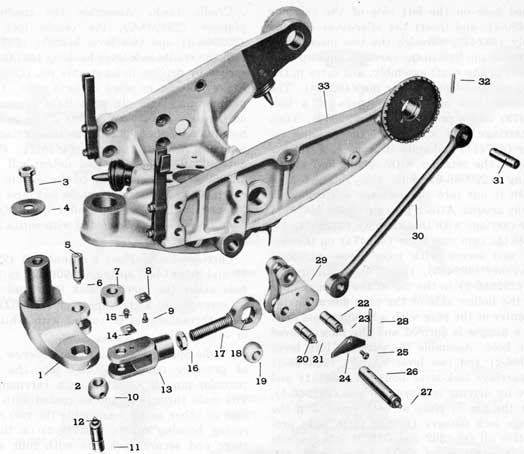 Figure 14. Exploded View of Cam Limit Stop Mechanism.