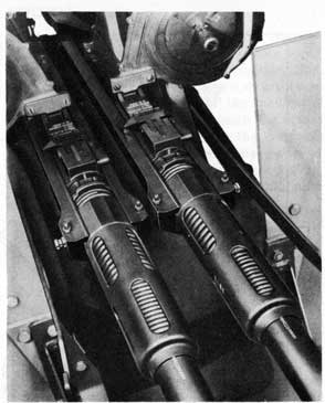 Figure 18. Two Guns Mounted on Cradle.