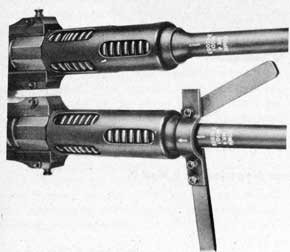 Figure 49. Rotating Barrel on Uncocked Gun.
(Note Angle of Pivoted Handle.)