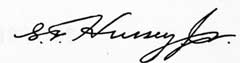 G. F. HUSSEY, JR. signature